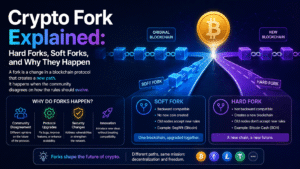 Crypto Fork Explained: Hard Forks, Soft Forks, and Why They Happen
